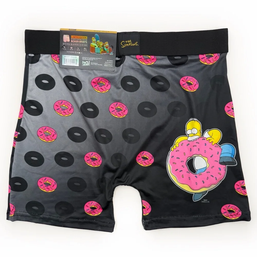 The Simpsons Boxer Briefs Mens Size Large Underwear